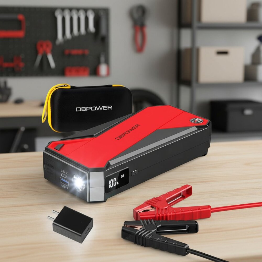 Peak 3000A 18000mAh Portable Car Jump Starter (up to 8.0L Gas, 6.0L